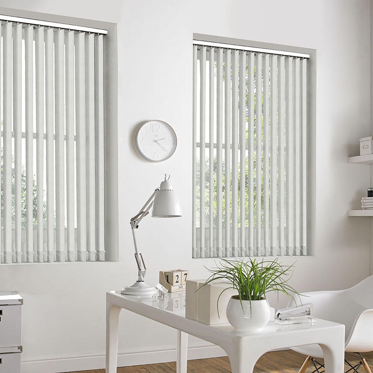 Product photograph of Emiliya Dove Vertical Blind from Choice Furniture Superstore.